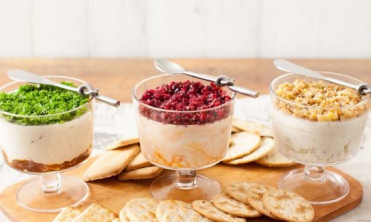 CHEESE SPREAD TRIO  -with ilovecooking.ie