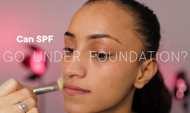 Is it really necessary to wear an SPF under your foundation?