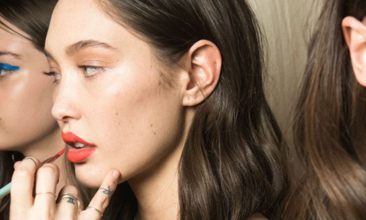 Could coral lipstick be more flattering than red?