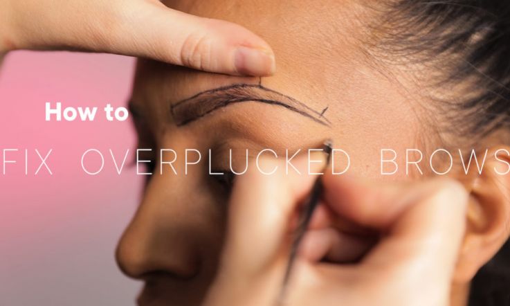 I have over-plucked my eyebrows - what do I do?