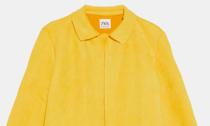 This Yellow Coat From Zara Will Brighten Up Your Wardrobe