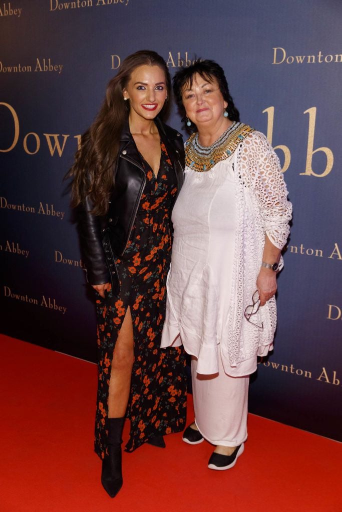 Dearbhla Toal and Noleen Toal mother  pictured at the Universal Pictures Irish premiere screening of DOWNTON ABBEY at The Stella Theatre, Rathmines. Releasing in cinemas across Ireland from this Friday September 13th, starring the original cast, the worldwide phenomenon DOWNTON ABBEY, becomes a grand motion picture event. Picture Andres Poveda