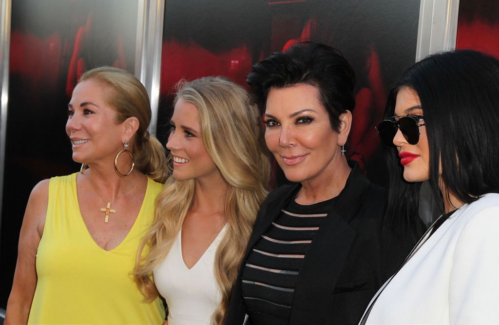 LOS ANGELES, CA - JULY 07:  (L-R)  Kathie Lee Gifford, Cassidy Gifford, Kris Jenner and Kylie Jenner attend New Line Cinema's Premiere Of "The Gallows"  at Hollywood High School on July 7, 2015 in Los Angeles, California.  (Photo by David Buchan/Getty Images)