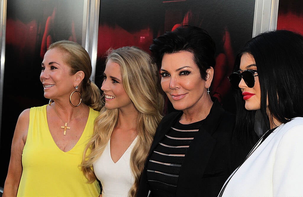 LOS ANGELES, CA - JULY 07:  (L-R)  Kathie Lee Gifford, Cassidy Gifford, Kris Jenner and Kylie Jenner attend New Line Cinema's Premiere Of "The Gallows"  at Hollywood High School on July 7, 2015 in Los Angeles, California.  (Photo by David Buchan/Getty Images)