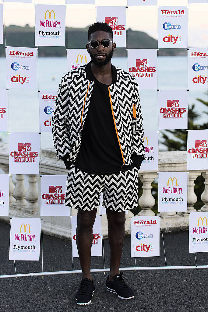 PLYMOUTH, ENGLAND - JULY 22:  Tinie Tempah attends a photocall during the MTV Crashes Plymouth concert at Plymouth Hoe on July 22, 2014 in Plymouth, England.  (Photo by Matthew Horwood/Getty Images for MTV UK)