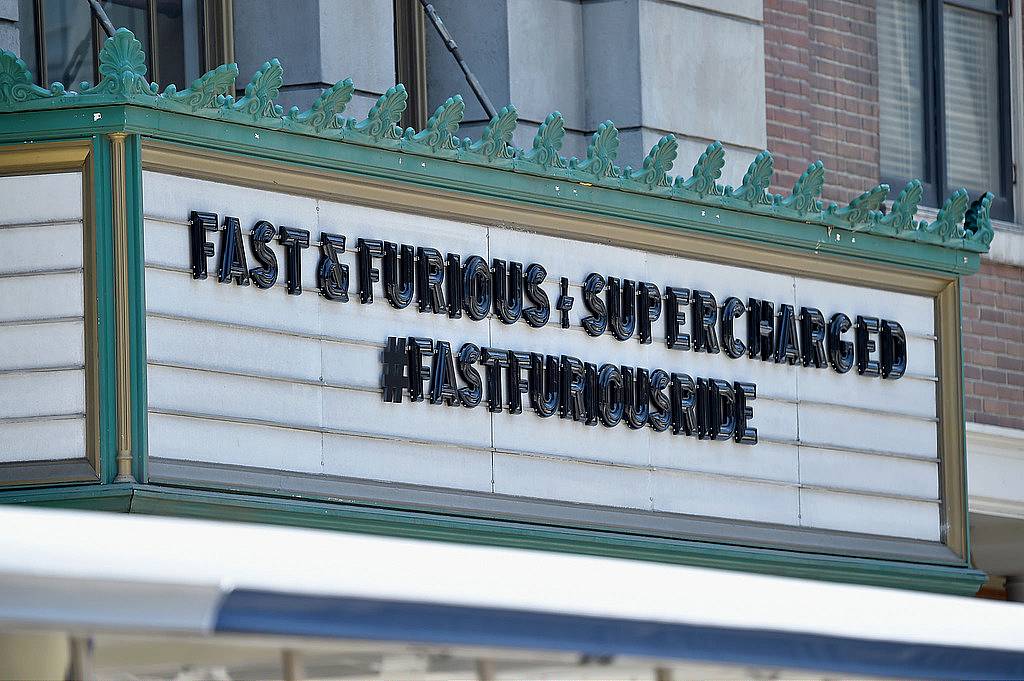 UNIVERSAL CITY, CA - JUNE 23:  A general view of the atmosphere at the premiere press event for the new Universal Studios Hollywood Ride "Fast & Furious-Supercharged" at Universal Studios Hollywood on June 23, 2015 in Universal City, California.  (Photo by Alberto E. Rodriguez/Getty Images)