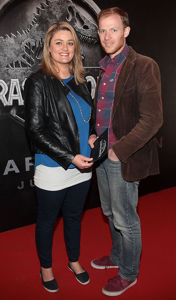 Eve Bolster and Adam O Keefe at The Irish premiere screening of Jurassic World at The Savoy Cinema,O Connell Street,Dublin.Pic Brian McEvoy.