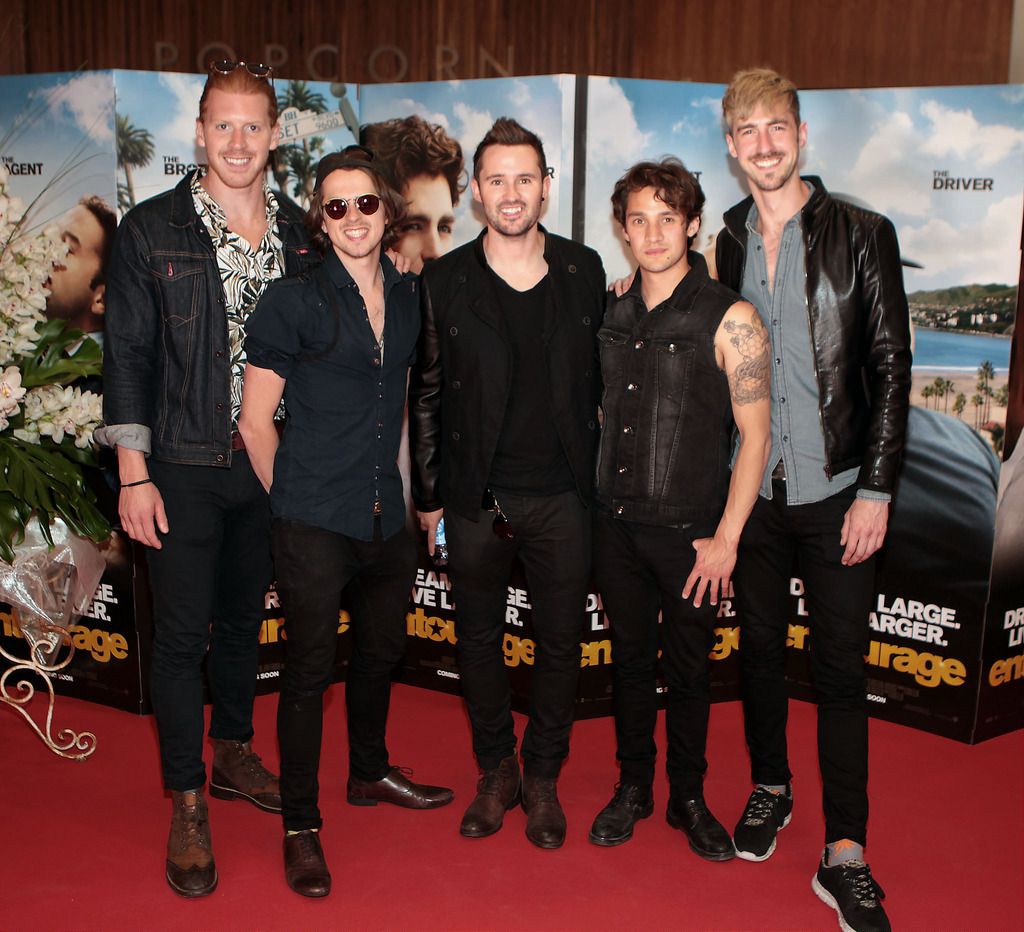 The band Keywest pictured at The Irish premiere screening of  Entourage at The Savoy Cinema, Dublin..Picture:Brian McEvoy.