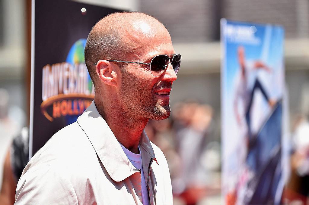 UNIVERSAL CITY, CA - JUNE 23:  Actor Jason Statham attends the premiere press event for the new Universal Studios Hollywood Ride "Fast & Furious-Supercharged" at Universal Studios Hollywood on June 23, 2015 in Universal City, California.  (Photo by Alberto E. Rodriguez/Getty Images)