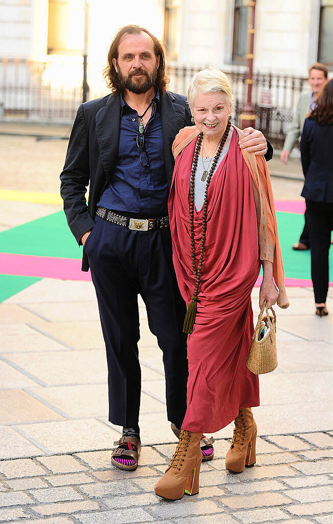 LONDON, ENGLAND - JUNE 03:  Andreas Kronthaler and Vivienne Westwood attend the Royal Academy of Arts Summer Exhibition on June 3, 2015 in London, England.  (Photo by Stuart C. Wilson/Getty Images)