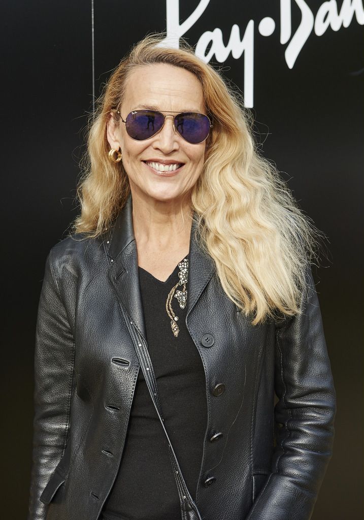 LONDON, UNITED KINGDOM - JUNE 21: In this handout image supplied by Ray-Ban, Jerry Hall poses at the Ray-Ban Rooms at Barclaycard Presents British Summer Time in Hyde Park on June 21, 2015 in London, United Kingdom. (Photo by Ray-Ban via Getty Images)