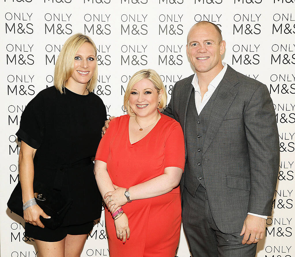 Zara Phillips, Carmel Breheny and Mike Tindall at the 2015 Marks & Spencer Ireland Marie Keating Foundation Celebrity Golf Classic  -photo Kieran Harnett