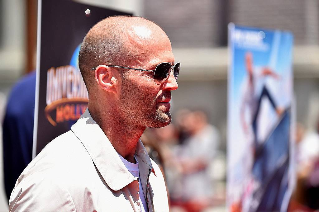 UNIVERSAL CITY, CA - JUNE 23:  Actor Jason Statham attends the premiere press event for the new Universal Studios Hollywood Ride "Fast & Furious-Supercharged" at Universal Studios Hollywood on June 23, 2015 in Universal City, California.  (Photo by Alberto E. Rodriguez/Getty Images)