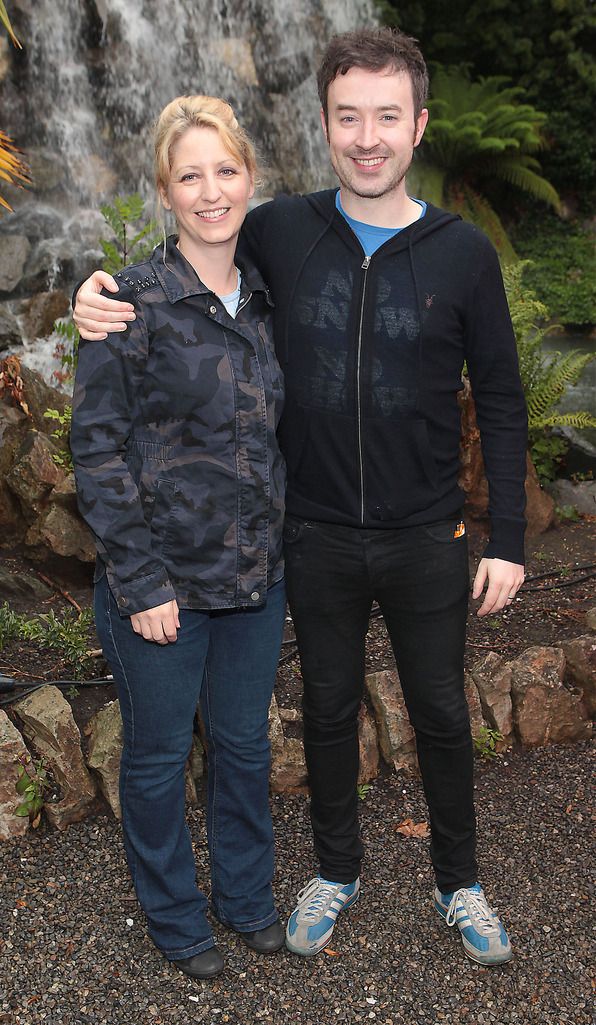 Jo McInerney and Paddy McInerney at the closing night of the Vodafone Comedy Festival at the Iveagh Gardens Dublin.Picture:Brian McEvoy.No Repro fee for one use