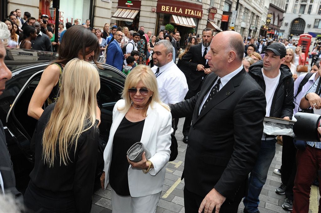 LONDON, ENGLAND - JULY 20: Nancy Sinatra arrives for the press night of "Sinatra At The London Palladium" at London Palladium on July 20, 2015 in London, England.  (Photo by Tabatha Fireman/Getty Images)