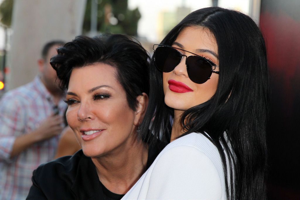 LOS ANGELES, CA - JULY 07:  Kris Jenner and Kylie Jenner attend New Line Cinema's Premiere Of "The Gallows"  at Hollywood High School on July 7, 2015 in Los Angeles, California.  (Photo by David Buchan/Getty Images)