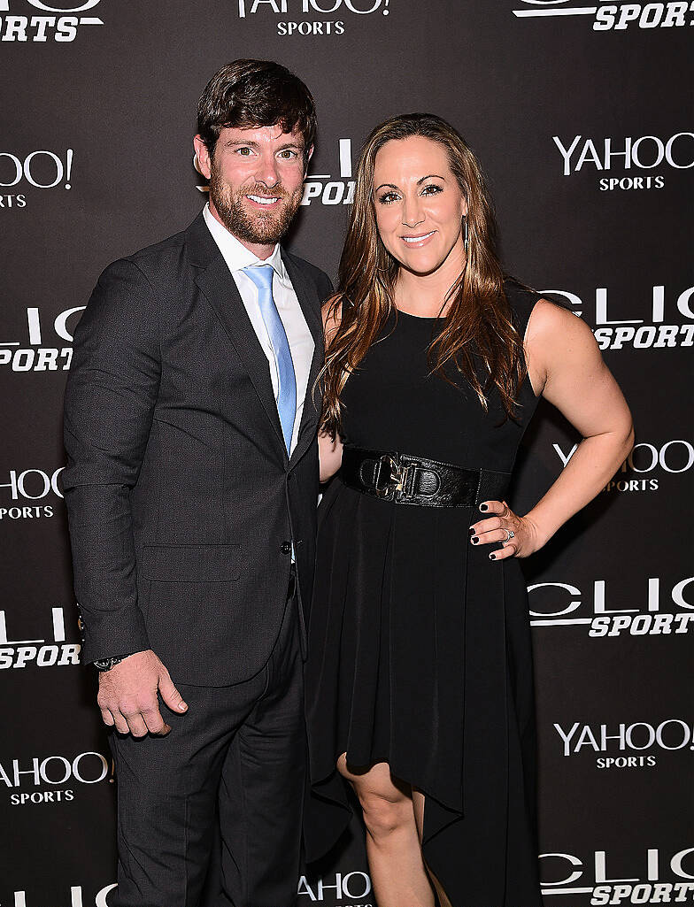 NEW YORK, NY - JULY 08:  Noah Galloway and Jamie Boyd attend the 2015 CLIO Sports Awards at Cipriani 42nd Street on July 8, 2015 in New York City.  (Photo by Jamie McCarthy/Getty Images for CLIO Sports Awards)