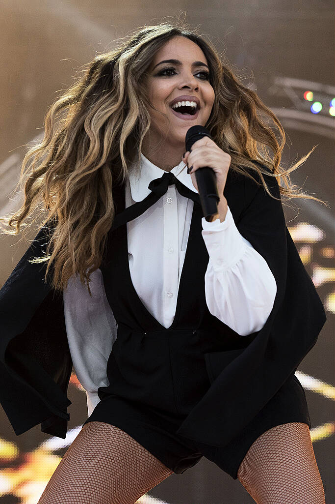 PLYMOUTH, ENGLAND - JULY 22: Jade Thirlwall of Little Mix performs on stage during MTV Crashes Plymouth at Plymouth Hoe on July 22, 2014 in Plymouth, England. (Photo by Matthew Horwood/Getty Images for MTV UK)