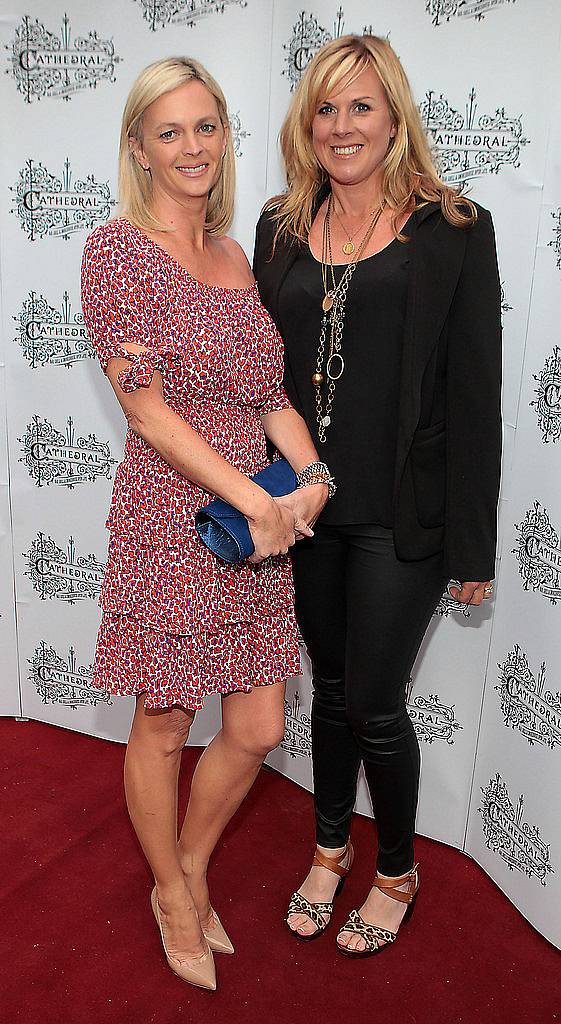 Lisa Holstein and Heike Holstein at the opening of  Cathedral Bar and Restaurant in Maynooth,Kildare..Picture:Brian McEvoy.