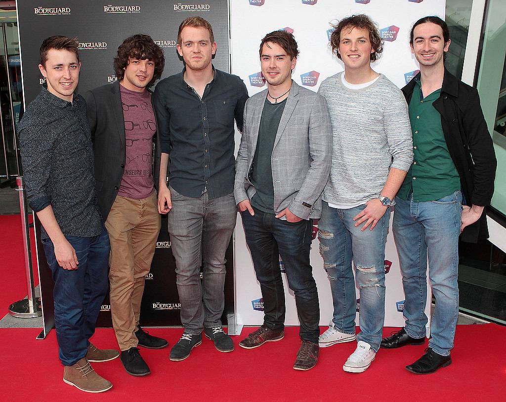 Music Group Seolinn at the opening night of the musical  The Bodyguard at the Bord Gais Energy Theatre,Dublin..Picture:Brian McEvoy.