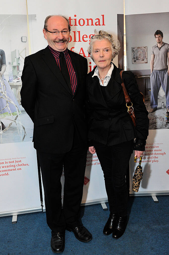 Prof Declan McGonagle and Deirdre McQuillan

 Photo: Clodagh Kilcoyne