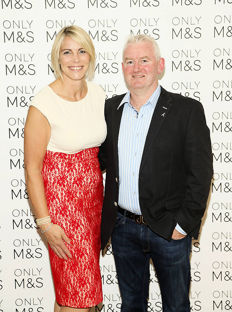 Helen and Tom Browne at the 2015 Marks & Spencer Ireland Marie Keating Foundation Celebrity Golf Classic  -photo Kieran Harnett

