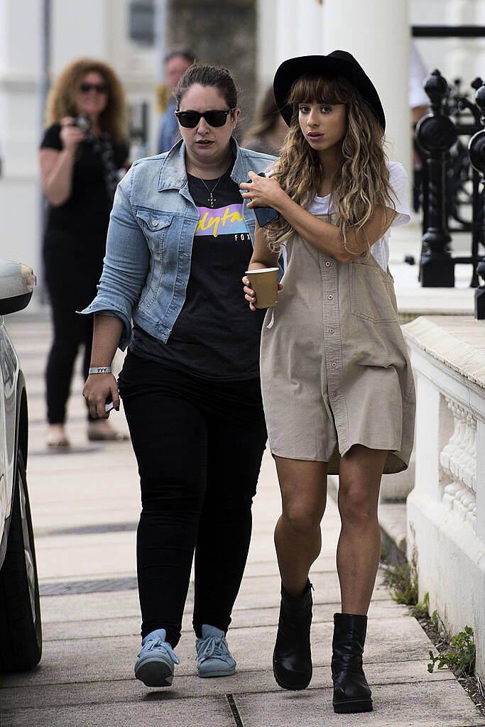 PLYMOUTH, ENGLAND - JULY 22: Foxes (Louisa Rose Allen) arrives the MTV Crashes Plymouth concert at Plymouth Hoe on July 22, 2014 in Plymouth, England. (Photo by Matthew Horwood/Getty Images for MTV UK)