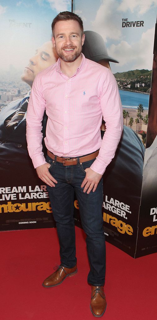 Tv presenter Aidan Power pictured at The Irish premiere screening of  Entourage at The Savoy Cinema, Dublin..Picture:Brian McEvoy.