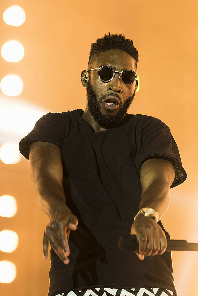 PLYMOUTH, ENGLAND - JULY 22:  Tinie Tempah performs on stage during the MTV Crashes Plymouth concert at Plymouth Hoe on July 22, 2014 in Plymouth, England.  (Photo by Matthew Horwood/Getty Images for MTV UK)