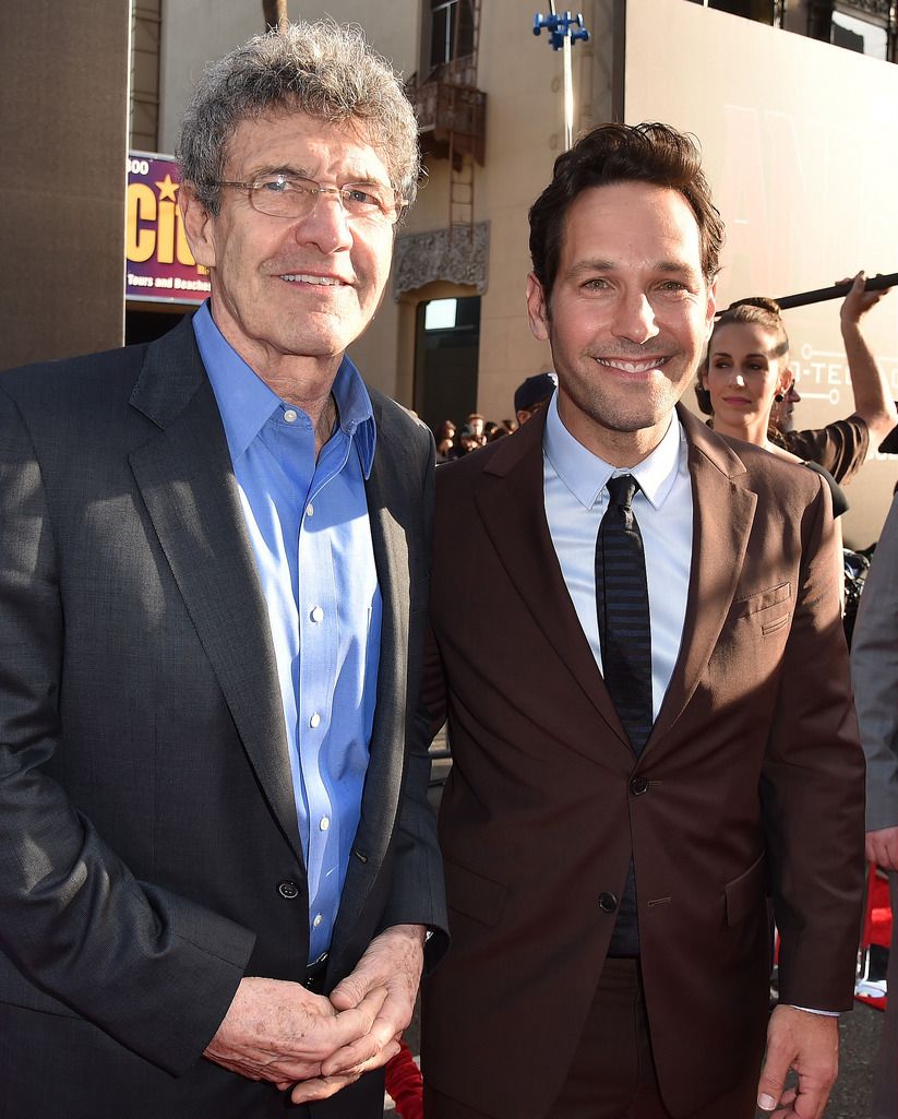 HOLLYWOOD, CA - JUNE 29:  Chairman of the Walt Disney Studios Alan Horn (L) and actor Paul Rudd attend the premiere of Marvel's "Ant-Man" at the Dolby Theatre on June 29, 2015 in Hollywood, California.  (Photo by Kevin Winter/Getty Images)