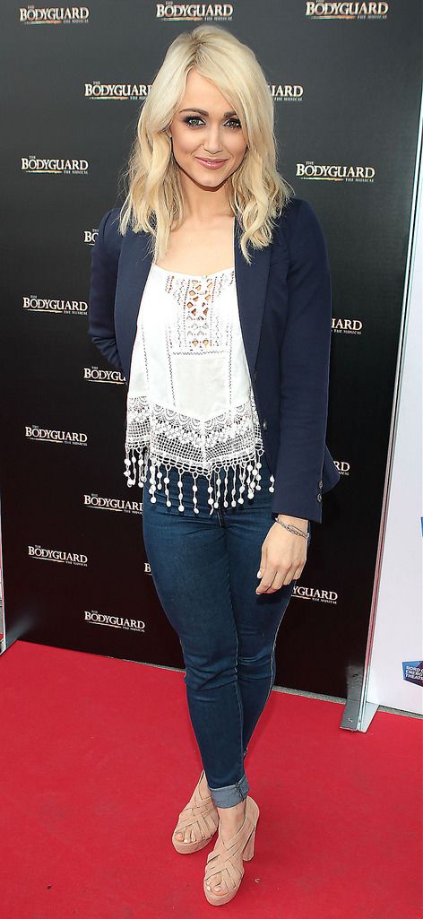 Leanne Moore at the opening night of the musical  The Bodyguard at the Bord Gais Energy Theatre,Dublin..Picture:Brian McEvoy.