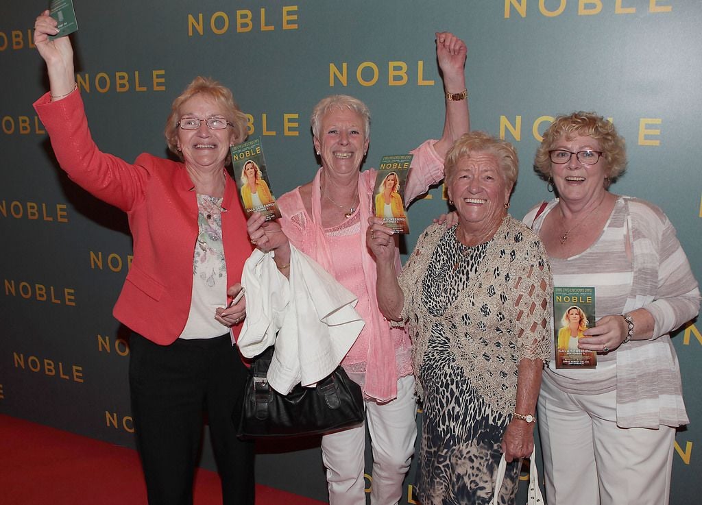 Fans of Christina Noble  at The Irish Gala Screening of NOBLE  at the Savoy Cinema on O'Connell Street, Dublin.Pictures:Brian McEvoy.