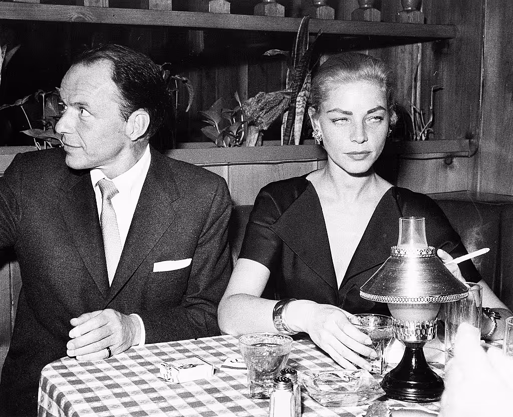 Frank Sinatra, 1957
Shown from left: Frank Sinatra, Lauren Bacall
NB: Pal Joey preview


WENN.com
