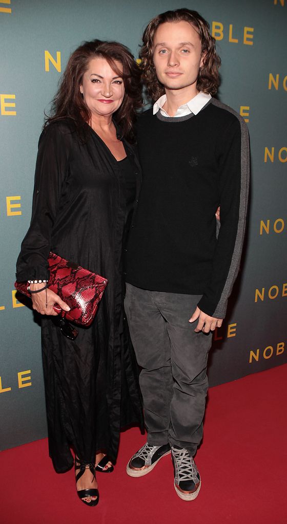 Mai Frisby and Charles Frisby at The Irish Gala Screening of Noble   at the Savoy Cinema on O'Connell Street, Dublin.Pictures:Brian McEvoy.