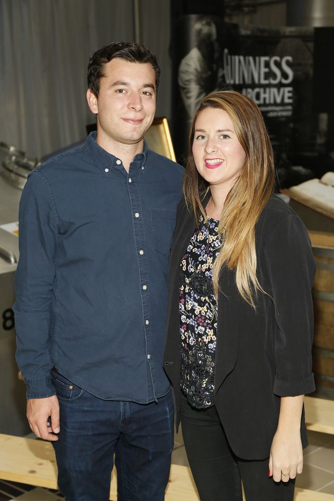 Bastian Arnout and Nikki Kennedy at the unveiling of two brand new porters â€˜Guinness Dublin Porterâ€™ and â€˜Guinness West Indies Porterâ€™, Brewhouse 3, St Jamesâ€™s Gate

Photo - Kieran Harnett