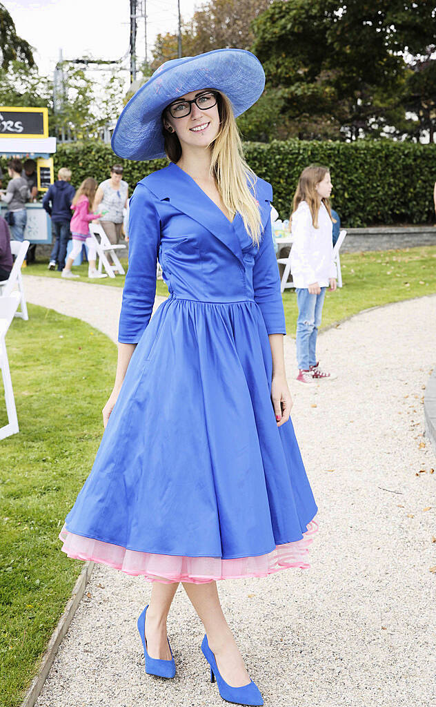 Pictured is Emma Jane Hughes at the Style and Elegance competition at theinaugural Irish Champions Weekend, The Curragh Racecourse. Photo: Sasko Lazarov/Photocall Ireland