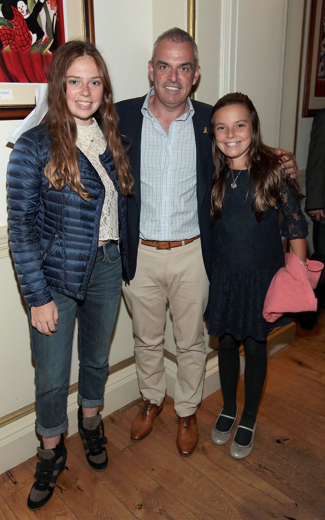 Goler Paul McGinley with daughters Niamh and Maia  

Picture:Brian McEvoy