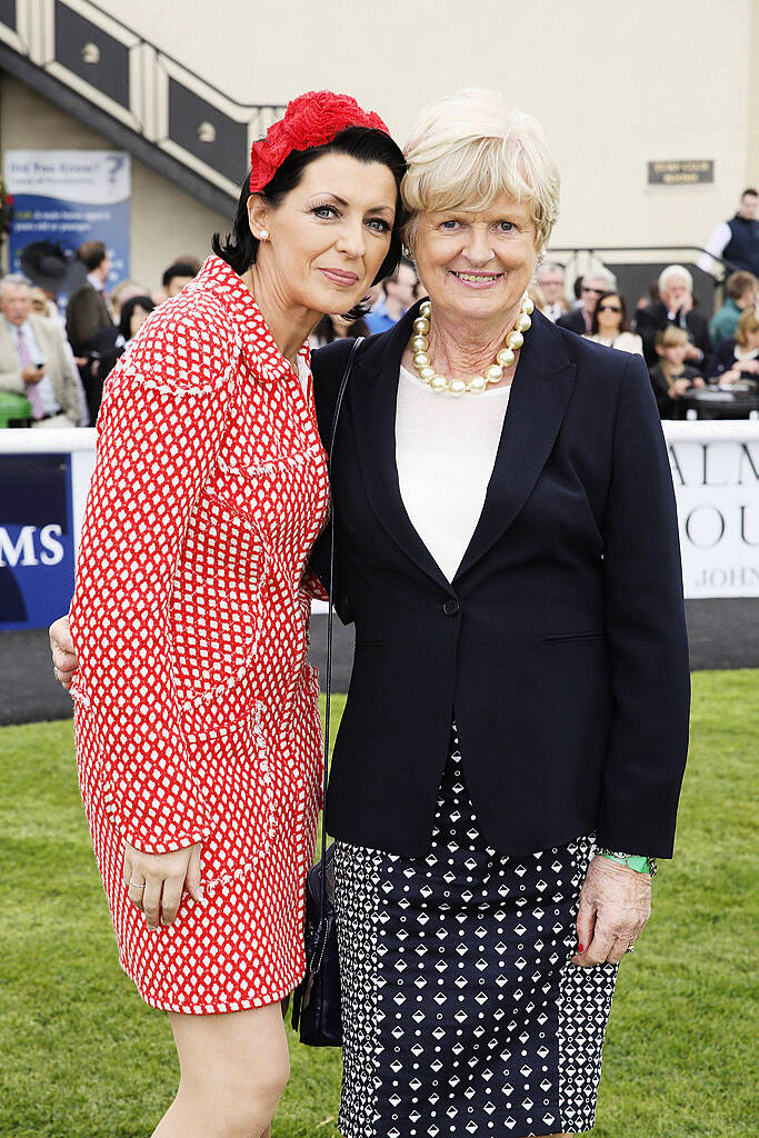 Pictured areMaria O'Brien and Patricia Kerney at the Style and Elegance competition at theinaugural Irish Champions Weekend, The Curragh Racecourse. Photo: Sasko Lazarov/Photocall Ireland