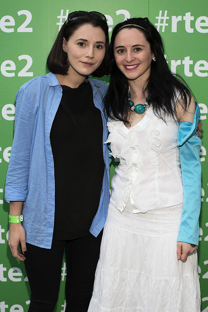 LoveHate's Charlie Murphy and Mary Murray at the RTÃ‰ 2 New Season Launch party in Gateway House, Capel Street. Picture Andres Poveda