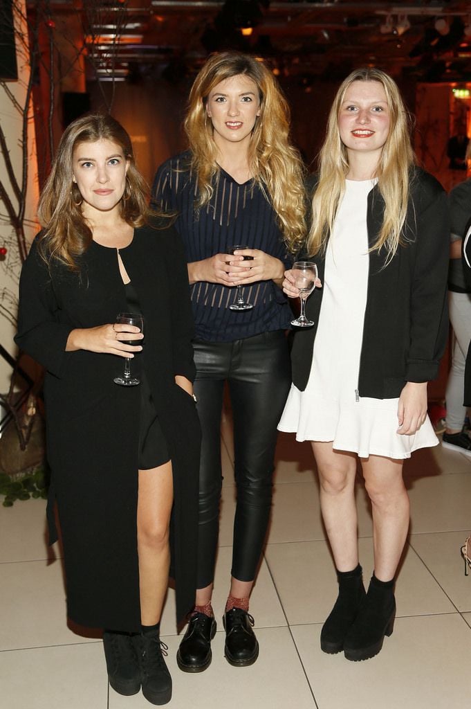 Emma Nolan, Nora Dunne and Joy Howlin at the Dunnes Stores Autumn Winter Fashion Show in their Georges St Store-photo Kieran Harnett