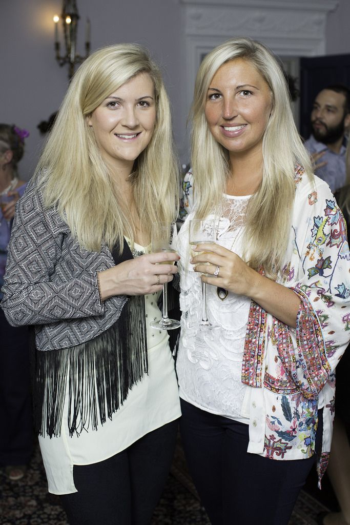 Jenny & Sarah Jane Donnelly  pictured at the launch of the Cliff Town House Oyster Festival on Stephen's Green D2. Photo: Anthony Woods.