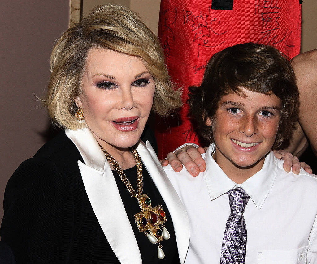 Backstage at the Broadway musical Rocky at the Winter Garden Theatre.

Featuring: Joan Rivers,Cooper Endicott
Where: New York, New York, United States
When: 12 Jul 2014
Credit: Joseph Marzullo/WENN.com