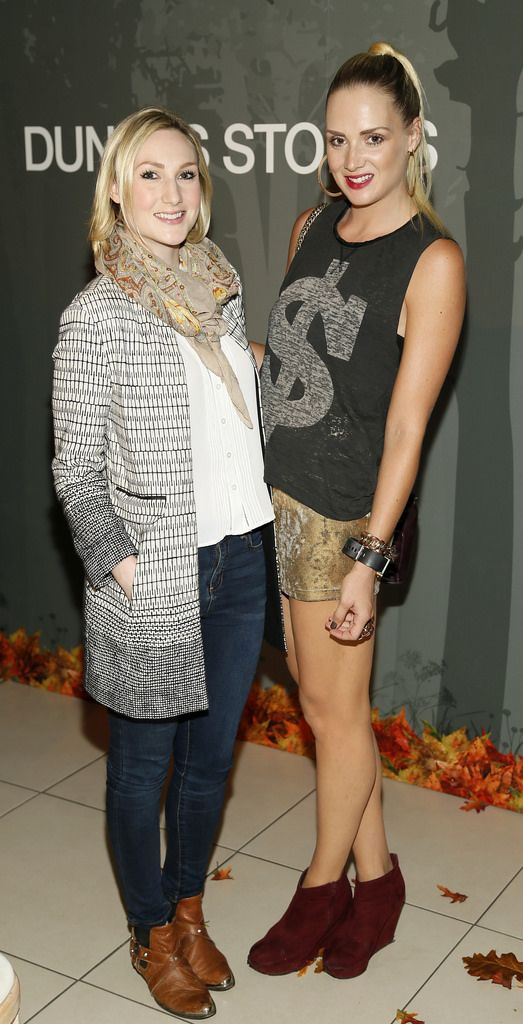 Katie and Judy Gilroy at the Dunnes Stores Autumn Winter Fashion Show in their Georges St Store-photo Kieran Harnett