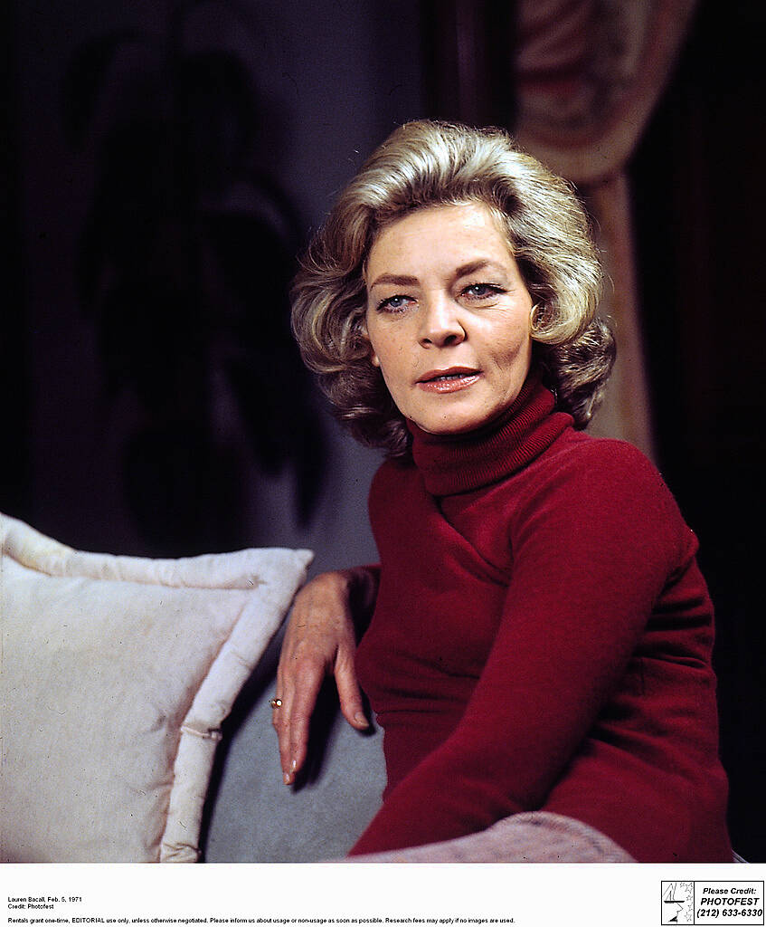 Lauren Bacall, Feb. 5, 1971


WENN.com
