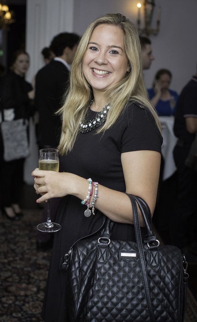 Fatima Rivas pictured at the launch of the Cliff Town House Oyster Festival on Stephen's Green D2. Photo: Anthony Woods.