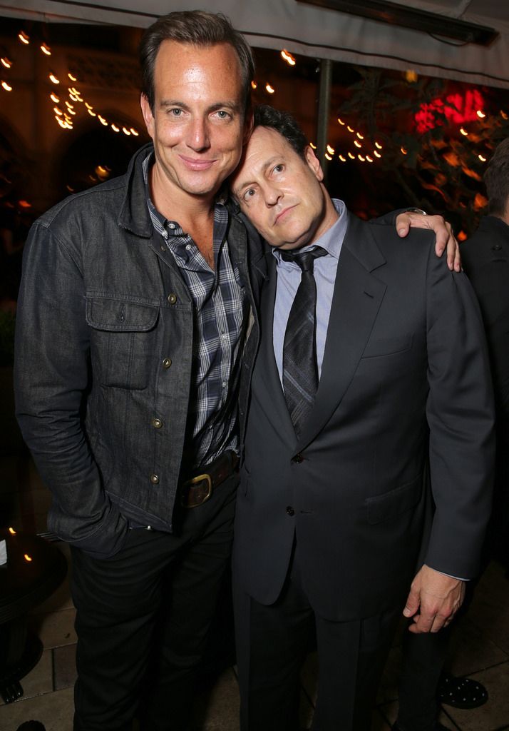 Will Arnett and Mitch Hurwitz seen at the Netflix Celebration of the 66th Primetime Emmy Awards held at the Chateau Marmont on Monday, August 25, 2014, in Los Angeles. (Photo by Eric Charbonneau/Invision for Netflix]/AP Images)