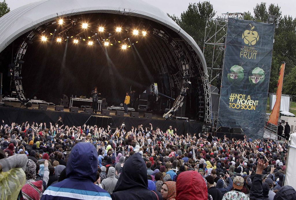 Pictured is the first music festival of the season, Bulmers Forbidden Fruit with headliners including Fatboy Slim, Groove Armada and the Wu Tang Clan at the Royal  Hospital Kilmainham. Photo: Mark Stedman/Photocall Ireland