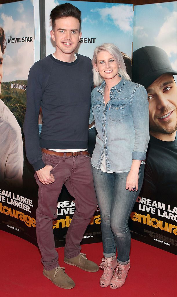 98fms Daragh Quilty and Rtes Sinead Kennedy pictured at The Irish premiere screening of  Entourage at The Savoy Cinema, Dublin..Picture:Brian McEvoy