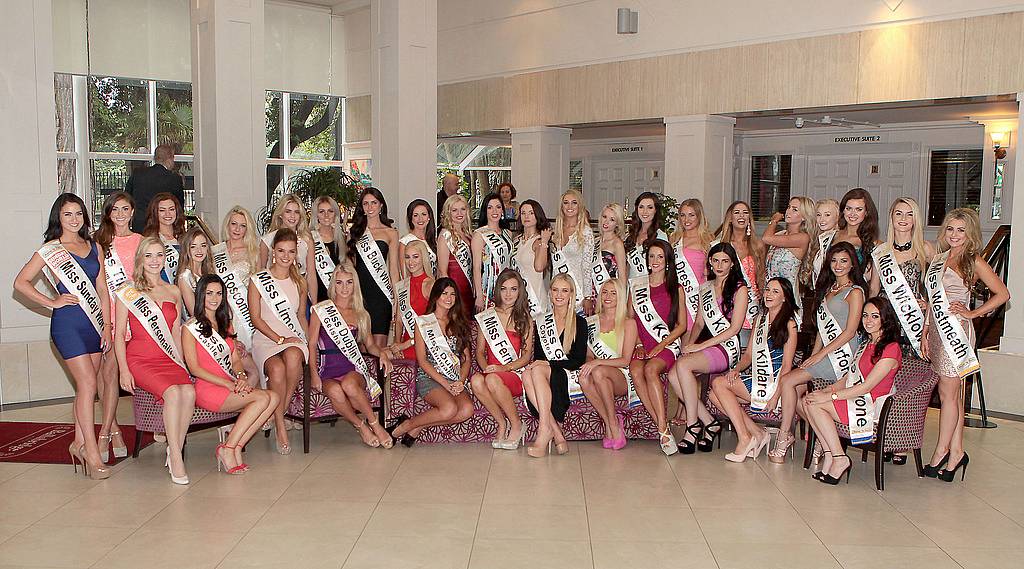 The Final Countdown for Miss Ireland 2014 has officially begun!!..This morning saw all 36 Finalists for the Miss Ireland 2014  in association with Mane n' Tail pageant come together in the Ballsbridge Hotel to kick off the Finale of the competition. Amongst this dazzling array of beautiful ladies awaits the one who will tomorrow evening be crowned Miss Ireland 2014...The lucky girl will be selected at the Gala Final in the Ballsbridge Hotel by the esteemed panel of judges, with highlights of the evening to include a casino for all guests in attendence and a performance by singer/ songwriter and former Ireland representative at the Eurovision, Ryan Dolan...Picture:Brian McEvoy.