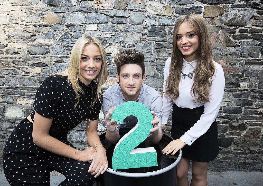 11/09/2014
Blathnaid Treacy and Stephen Byrne with Diana Bunici pictured at the RTÃ‰ Two New Season Launch in Gateway House, Capel Street. Picture Andres Poveda
